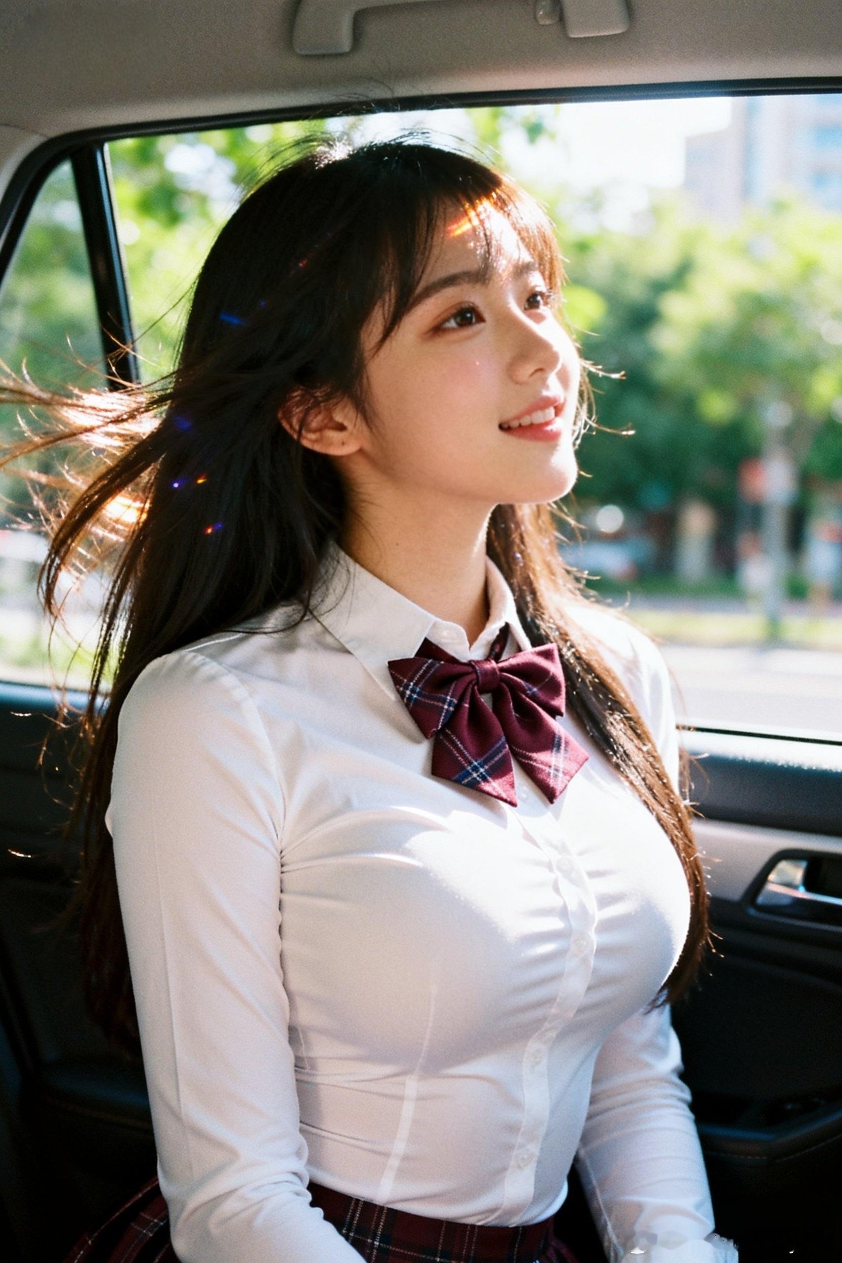 心情好，那就打开车窗感受甜甜的风！咱们一起去兜风吧，反正天气这么好！行摄漫记聂小