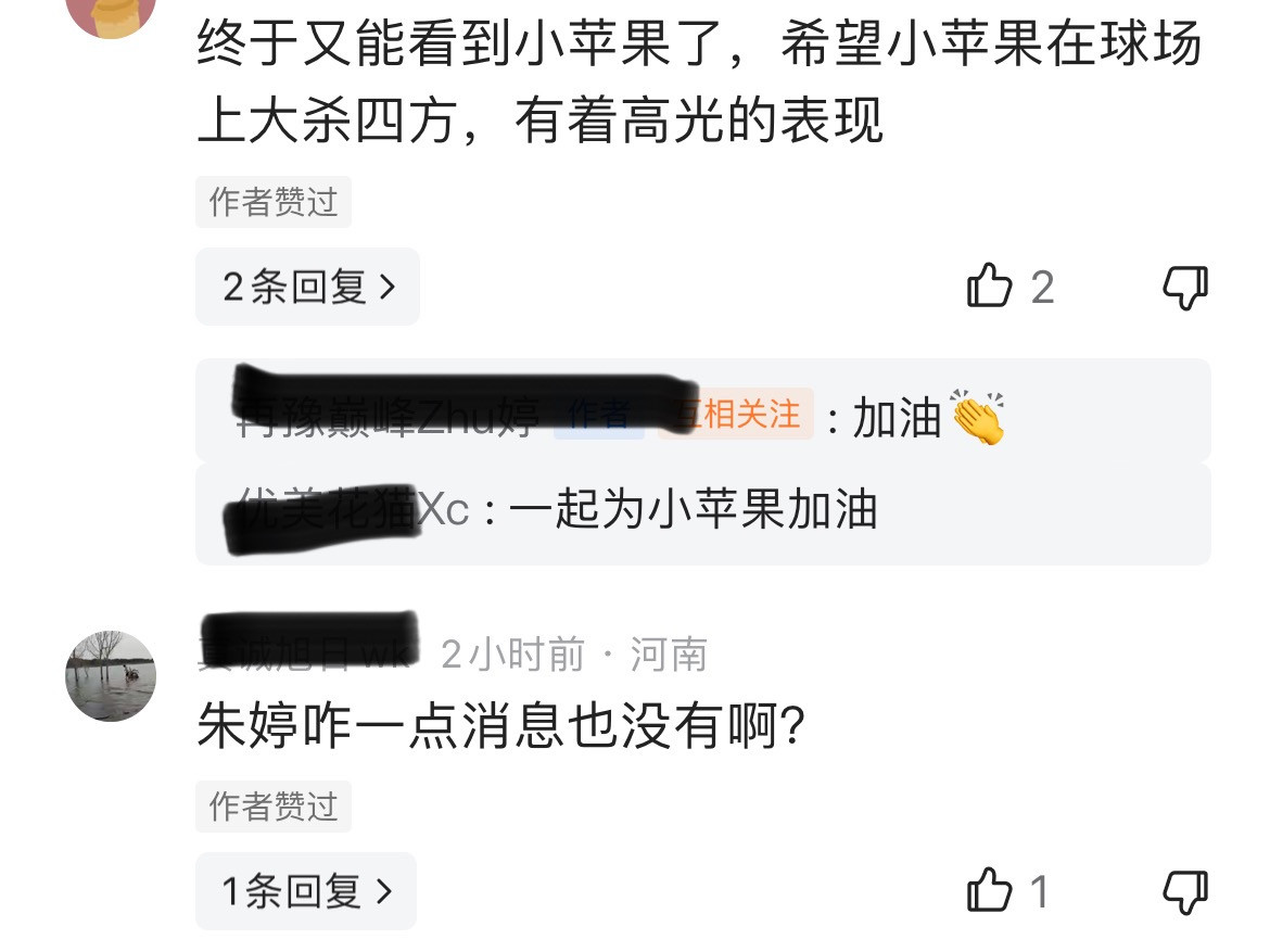 球迷们也想朱婷了