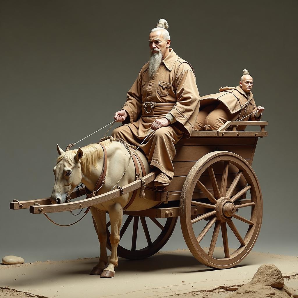 中国历史之四十七……马车出世。在古代中国的浩瀚历史长河中，有许多人物以他们的