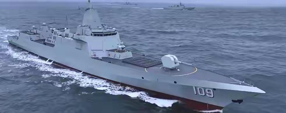 美:2艘055同时公开服役你这是要干啥啊又要下饺子啊中:这叫什么话你