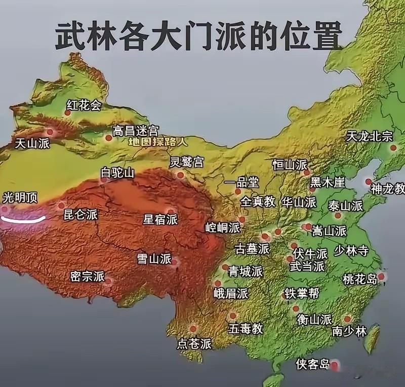 一直以为虚竹当年的灵鹫宫在四川或者西藏雪山那边，没想到在宁夏那一带。最让人没想到