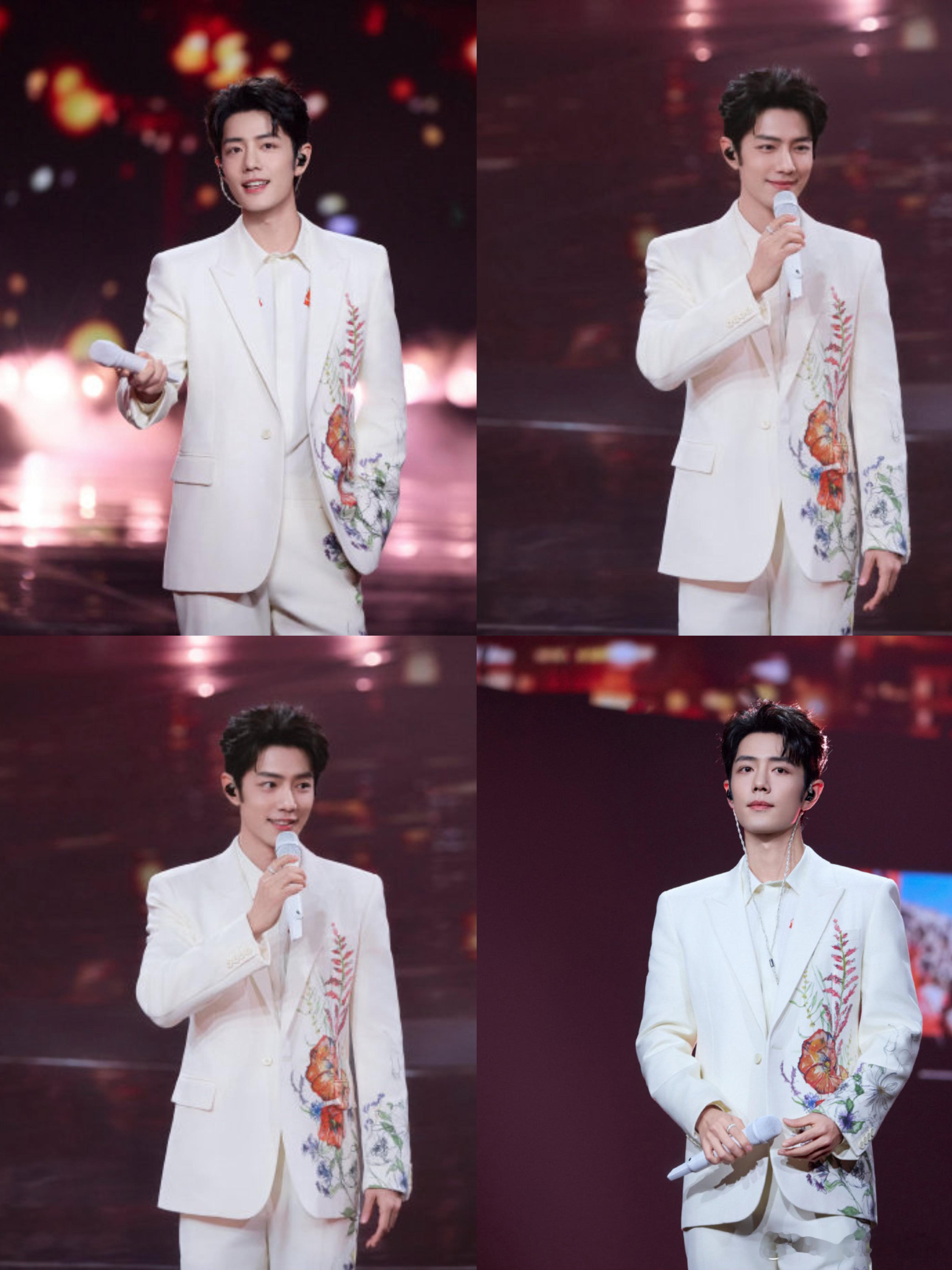 肖战北京卫视春晚造型出图，温润如玉是一种气场，真的俊美非常！