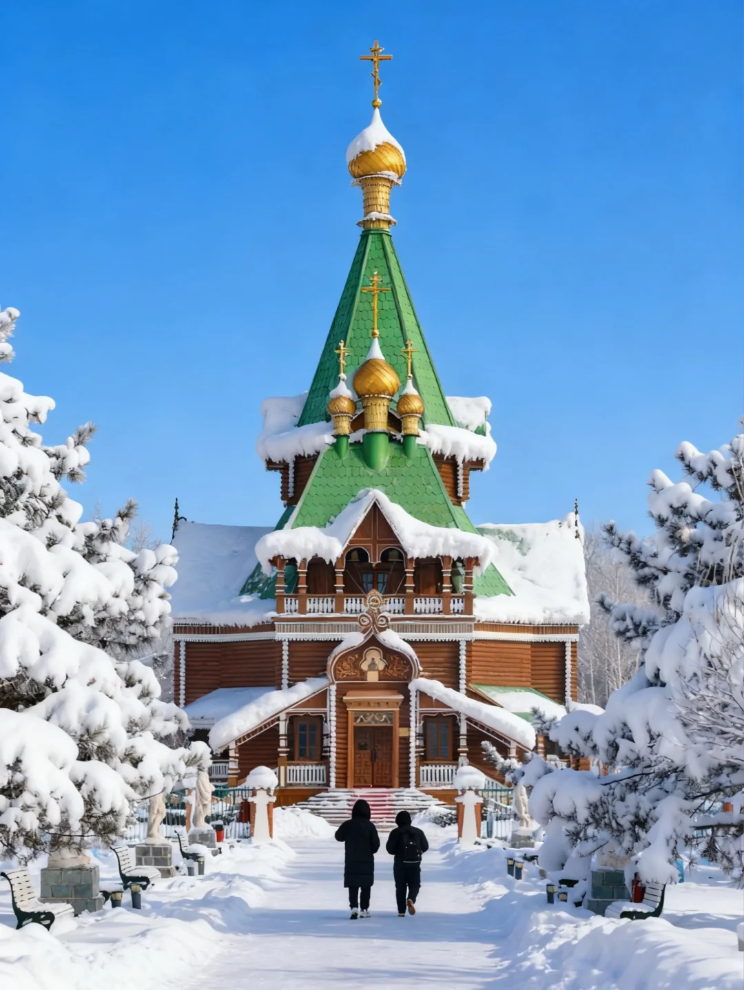 不愧是国内冬日旅行天花板！哈尔滨太美了！