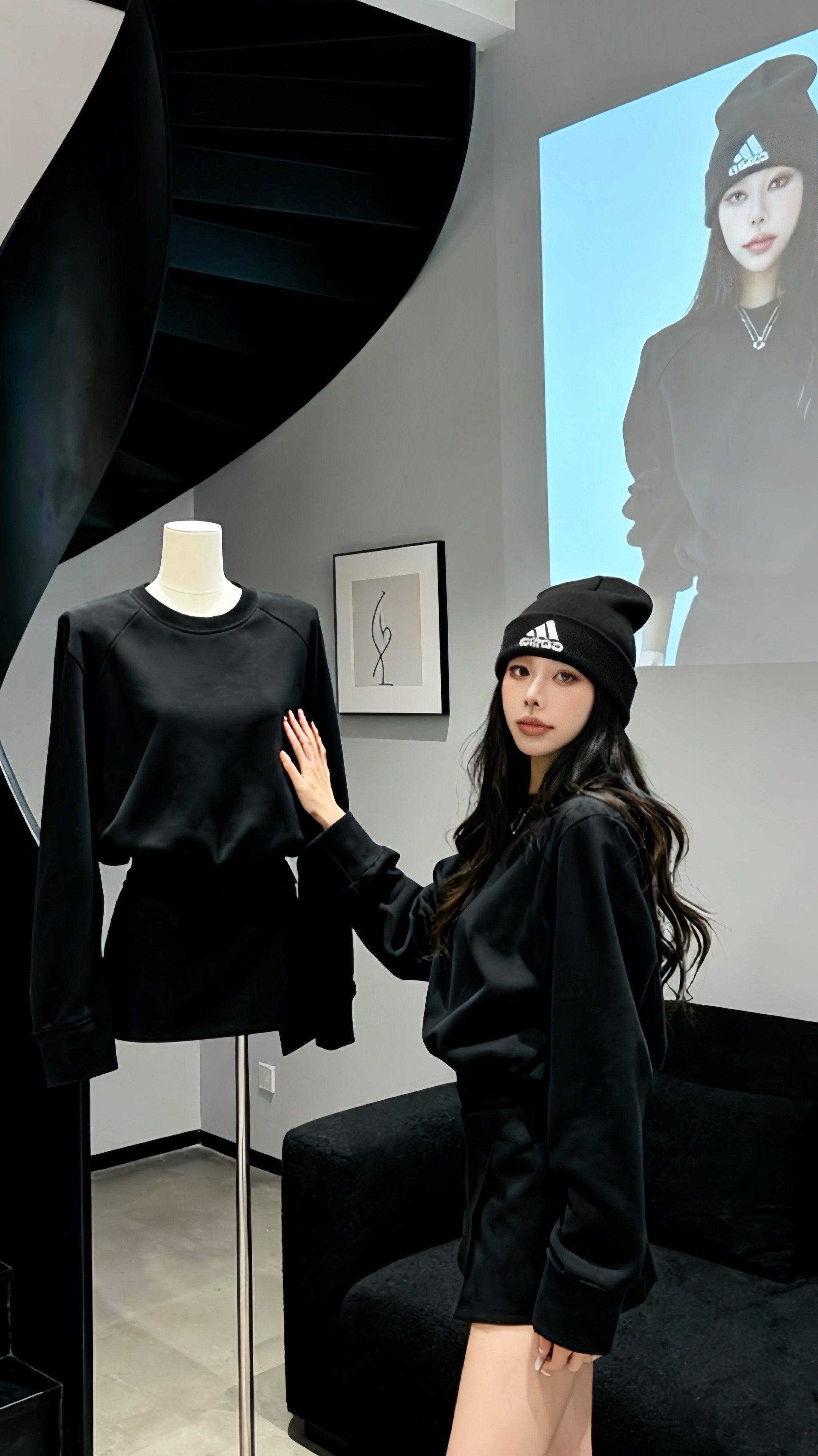 今日穿搭时髦穿搭酷女孩穿搭黑色系穿搭矮个子穿搭<!--...