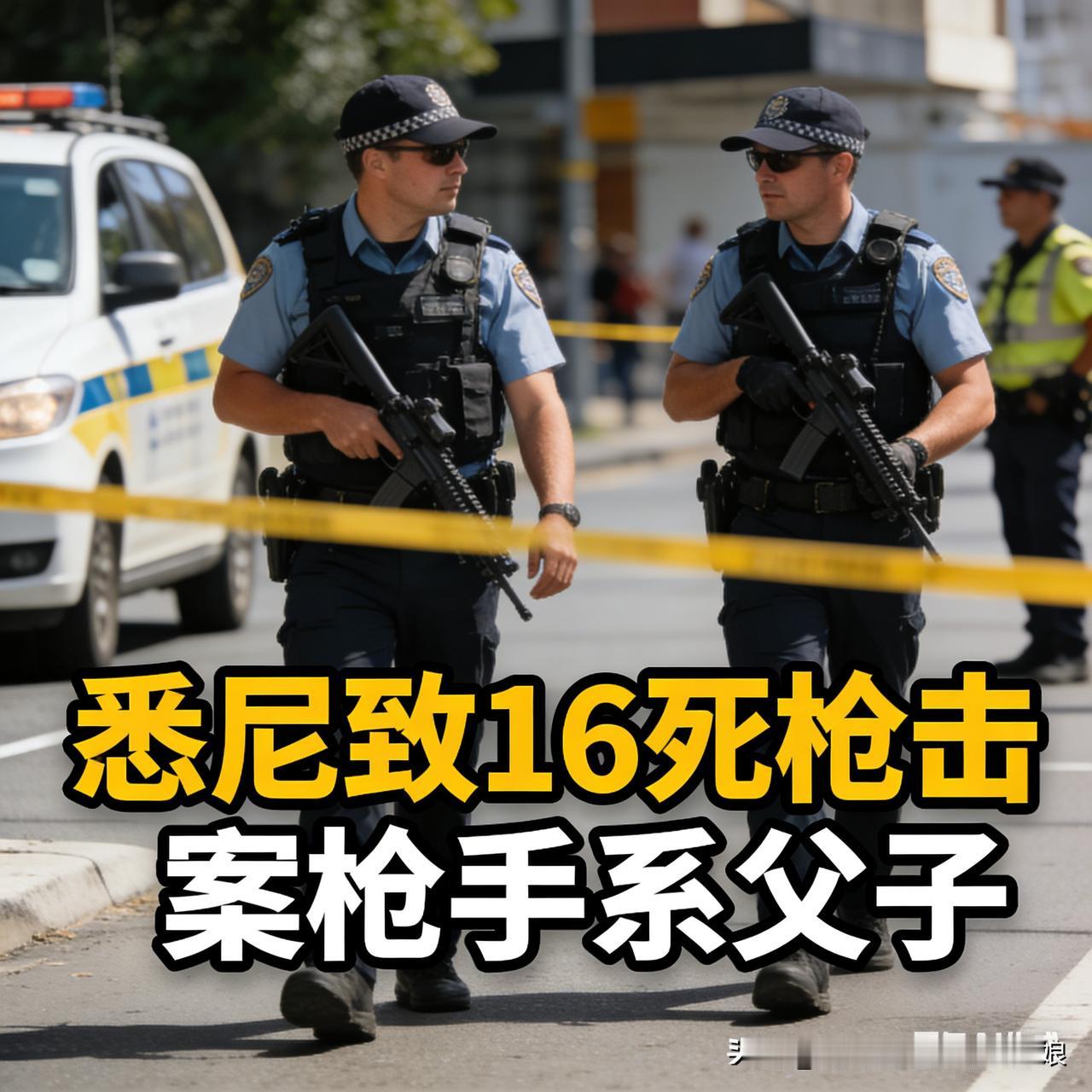 悉尼枪击案的父子枪手，太丧心病狂！悉尼邦迪海滩的枪击案，查到现在真让人脊背