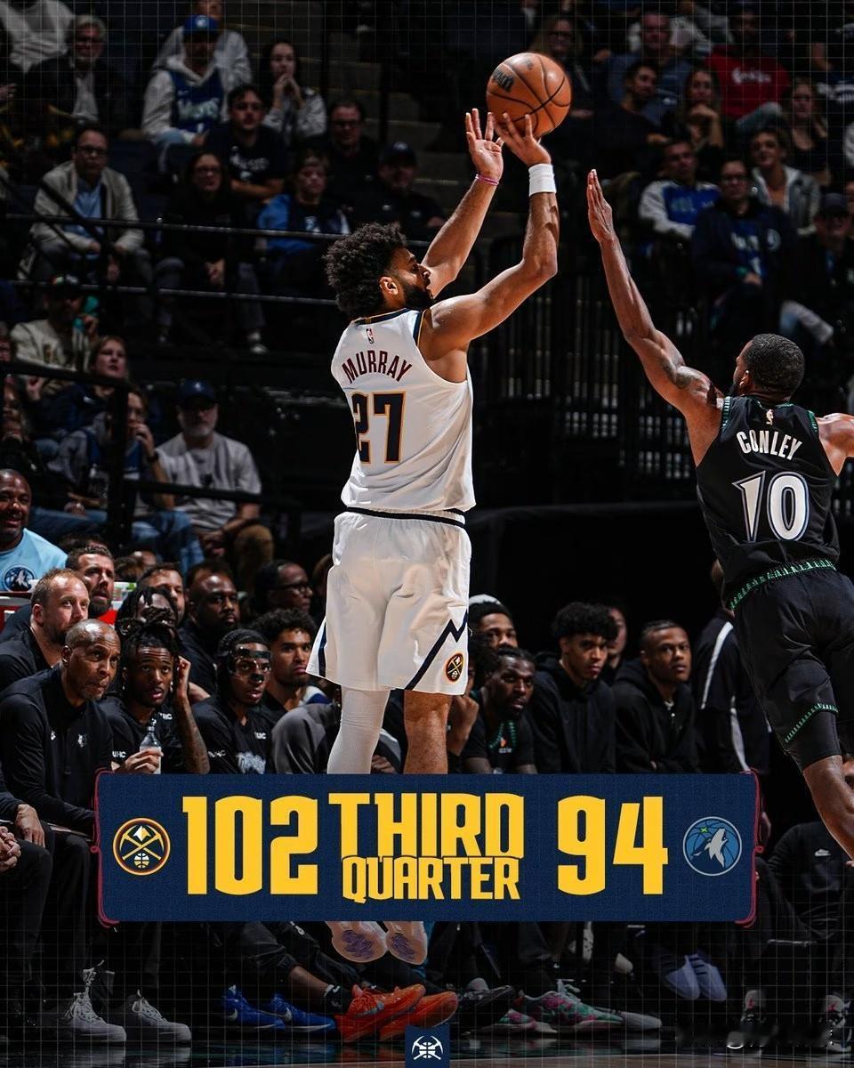 掘金屠狼！掘金127：114力克森林狼，看看球员数据，谁是赢球功臣？！1、穆