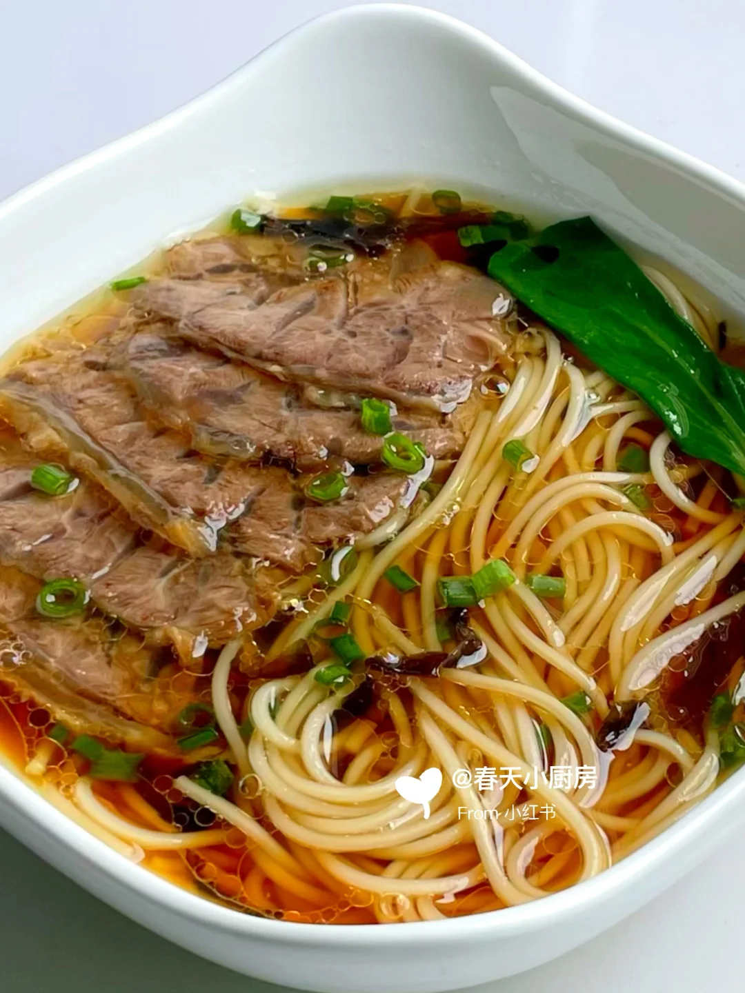 5分钟搞定清汤牛肉面🍜汤清肉香巨治愈