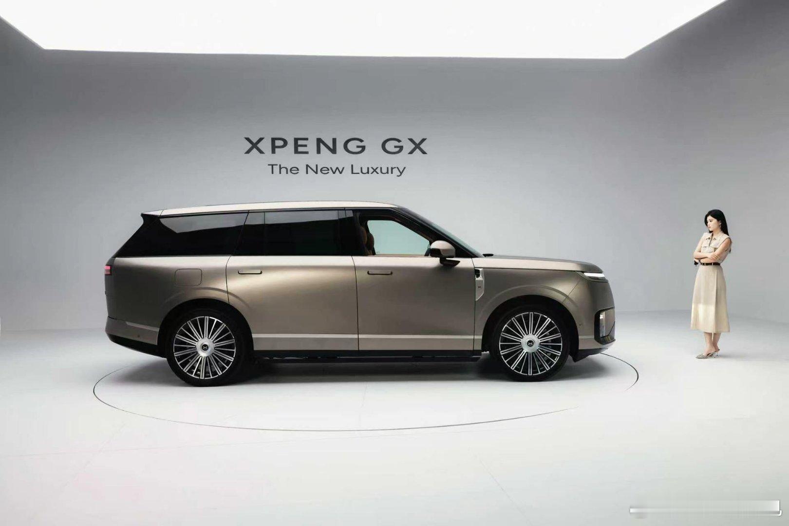 新豪华旗舰大六座SUV小鹏GX来了如此小鹏GX怎能不爱这个气场终于对味了，大湾区