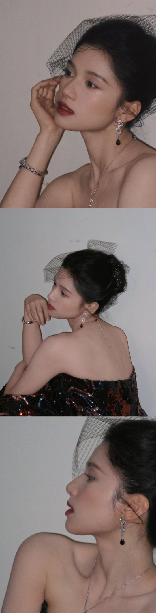 这就是骨相美人的底气吧！眉骨遮光自带滤镜张婧仪松弛又贵气谁能不爱🤩🤩[哇