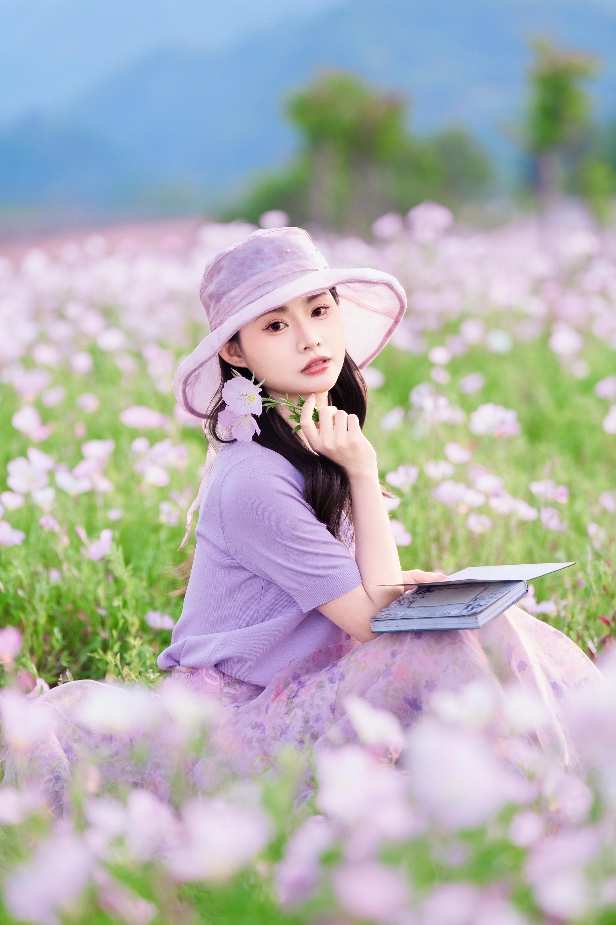 春天的影像诗｜坠入月见草花海～原创摄影我把宫崎骏的夏天装进了花花里