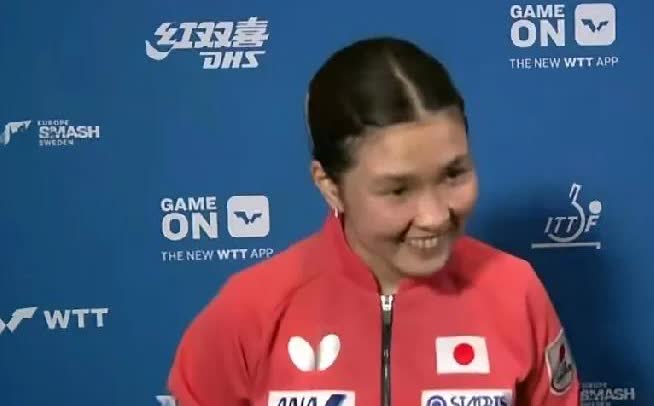 桥本帆乃香在接受记者采访时坦言：和王曼昱的比赛一定很困难，做好专注就行！桥本