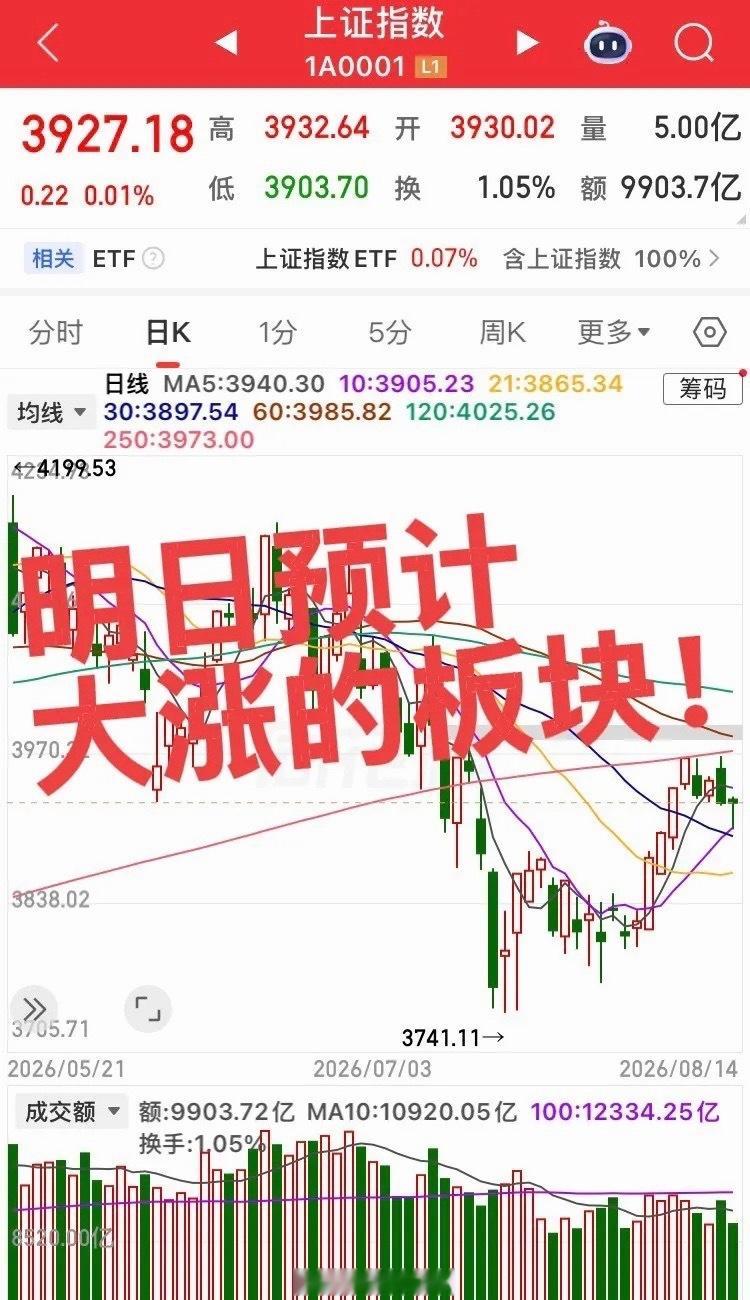 明日预计大涨的板块！第一个板块，中药创新板块，板块已经震荡洗盘多少，明日预计放量