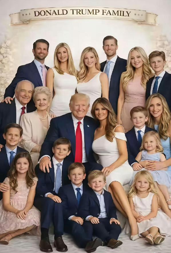 特朗普家族是个庞大的存在，估计还会出现几个美国总统，最终甚至可能超越布什家族。当