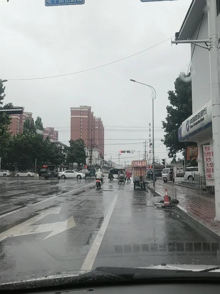 8月11号早上9:50，山东鲁西南已经开始下雨🌧️。预报今天有中到大雨，会连续