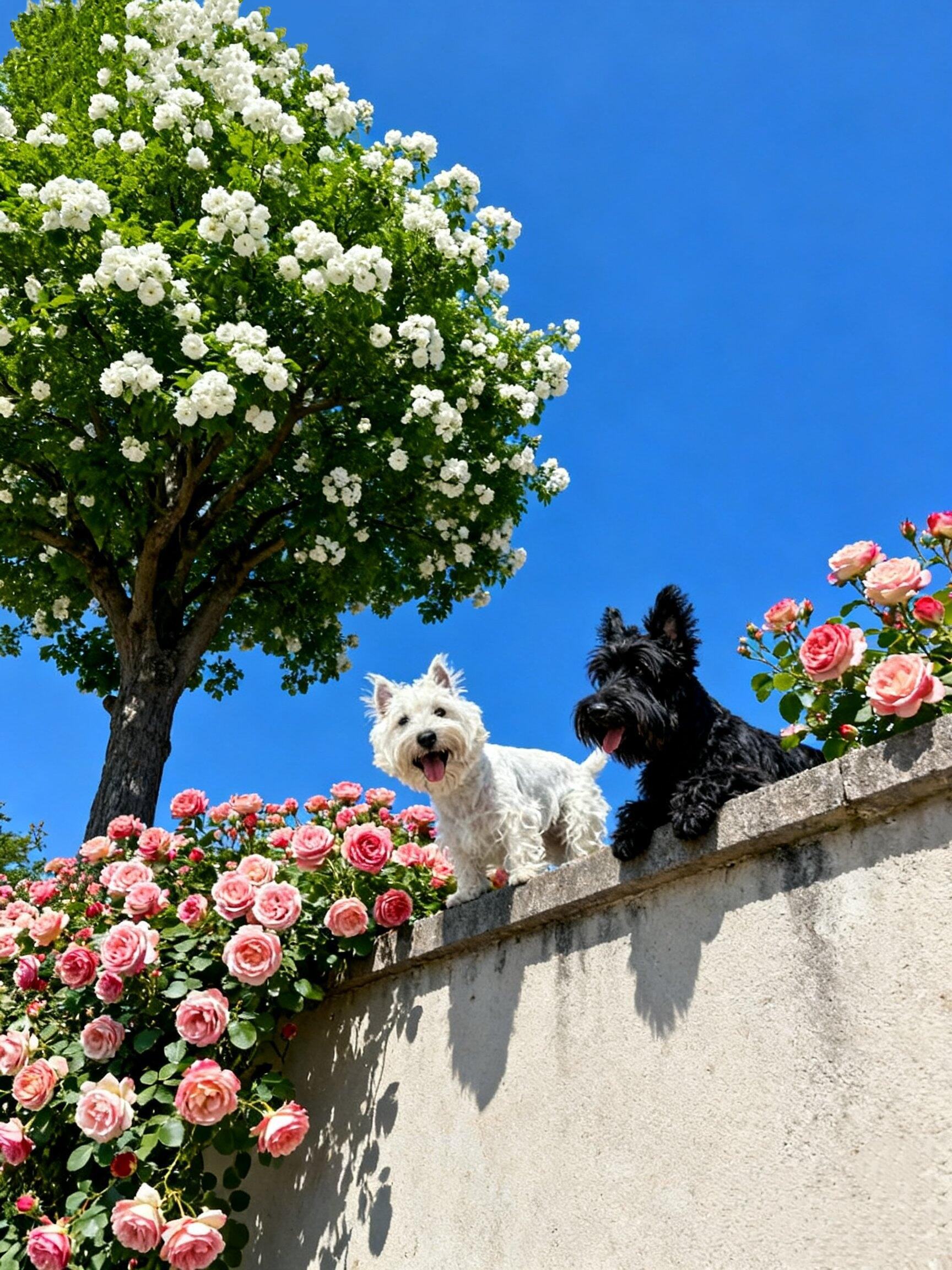 狗狗与花花​​​