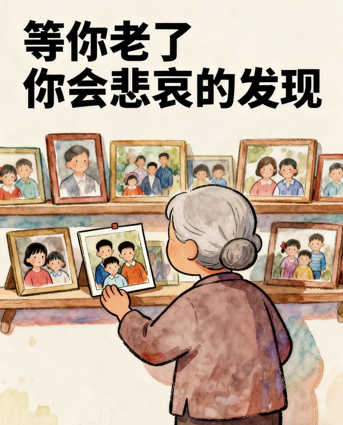 人到晚年，最大的无奈，竟然是在自己养大的孩子面前，活得小心翼翼，连喜欢的