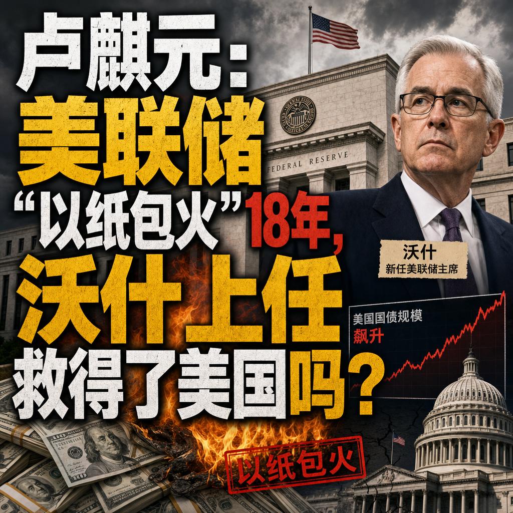 美联储维持利率不变，新主席沃什却删掉了所有关于未来降息的指引。很多人以为，换个