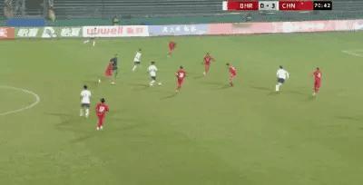 u17国少亚洲杯预选赛4:0胜巴林，但中间有一颗老鼠屎。就是“整整50分钟中国U
