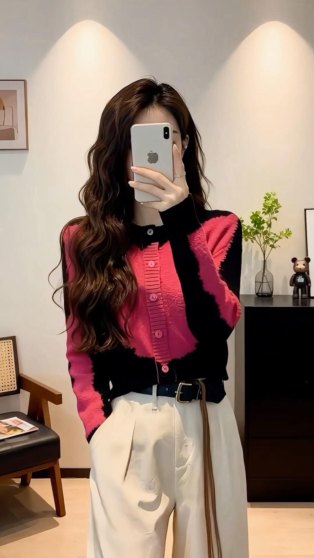 休闲风穿搭时髦穿搭休闲风女神范针织打底