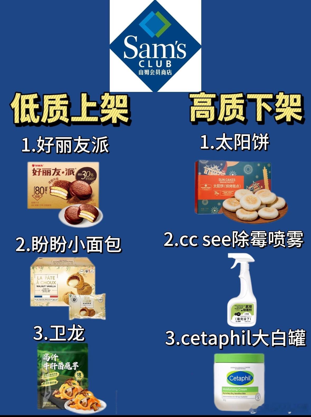 山姆的选品真的出了很大问题既然是要面对中产那就更不可能糊弄不懂内部决策到底是出了