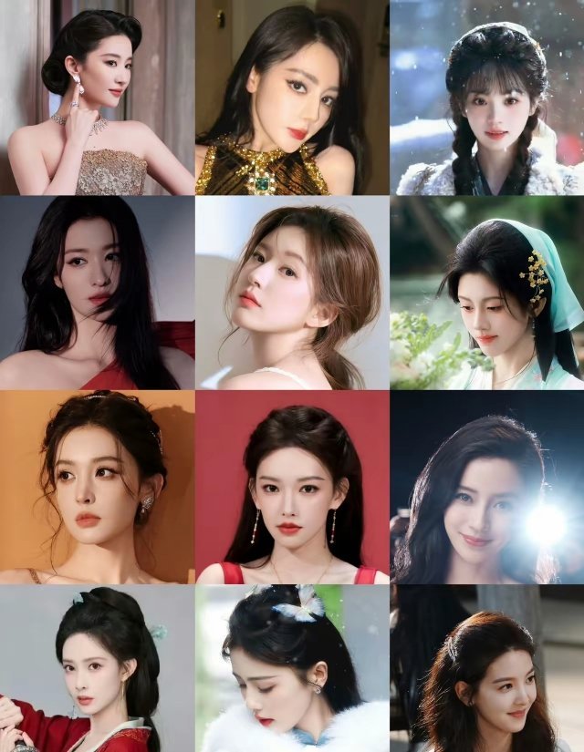 各平台评选的新四大美女，你觉得哪一位实至名归？微博:鞠婧祎、迪丽热巴、ange