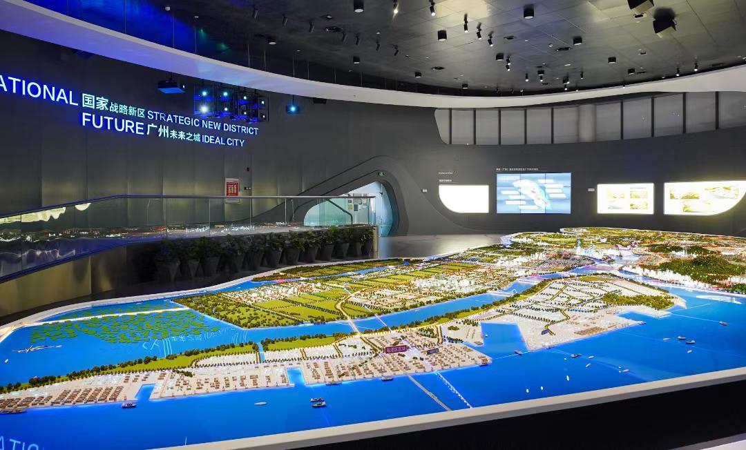 【灵山岛明珠湾开发展览中心今天重新开放】早年作为政企来南沙必参观的场馆，明珠湾开