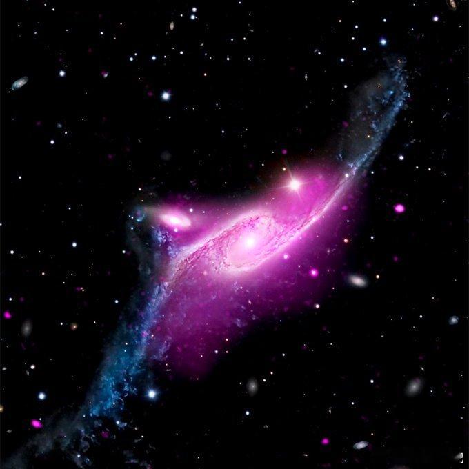 宇宙巨人：发现破纪录的螺旋星系，星系NGC6872——螺旋恒星系统无可争议的