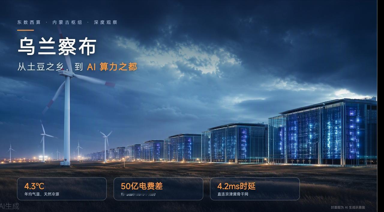 内蒙古乌兰察布怎么都没想到，在AI时代竟然还能蹭上一波红利！高盛在日前发布的