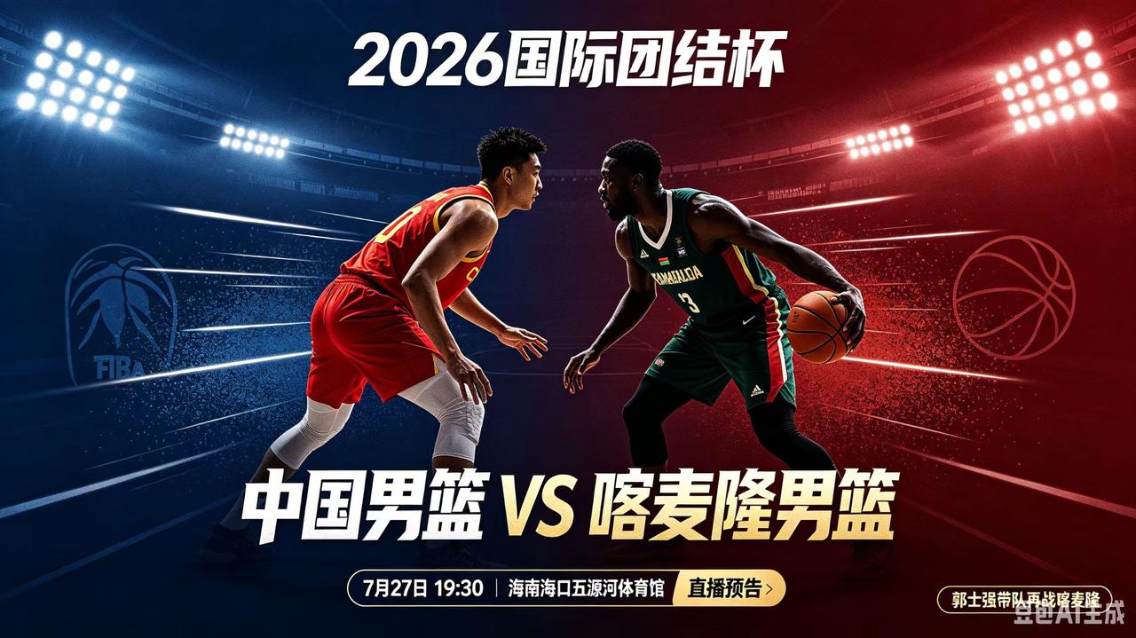 2026国际篮联赛事-国际团结杯(中国-喀麦隆)，今日直播(2026年07月2