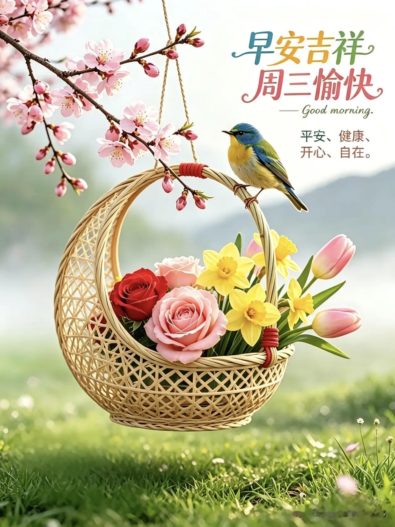 ²⁰²⁶/₀₄.₂₂ᵕ̈周三愉快，朋友圈你就这样发~①🍃🦋²⁰²