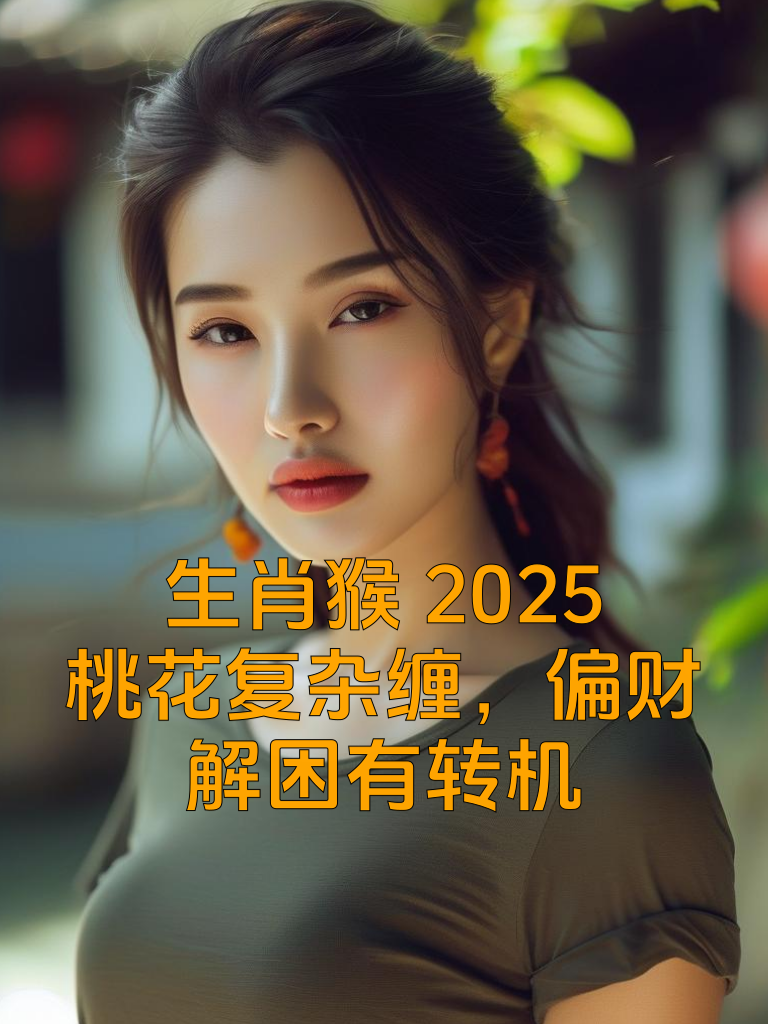生肖猴2025：桃花复杂缠，偏财解困有转机