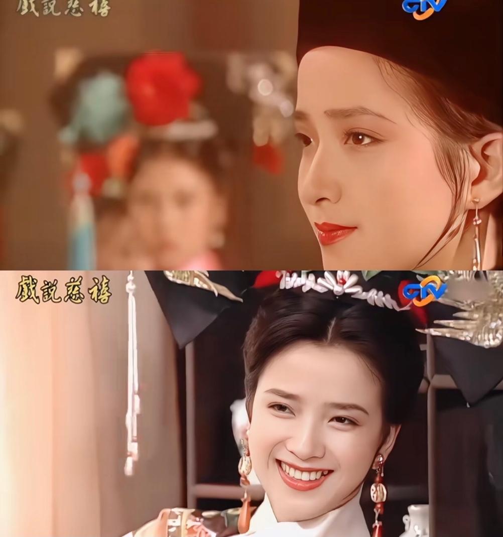 刘亦菲一直没有拍过清宫戏，如今看到何晴的扮相，不用遗憾了即便是天仙来了也不可