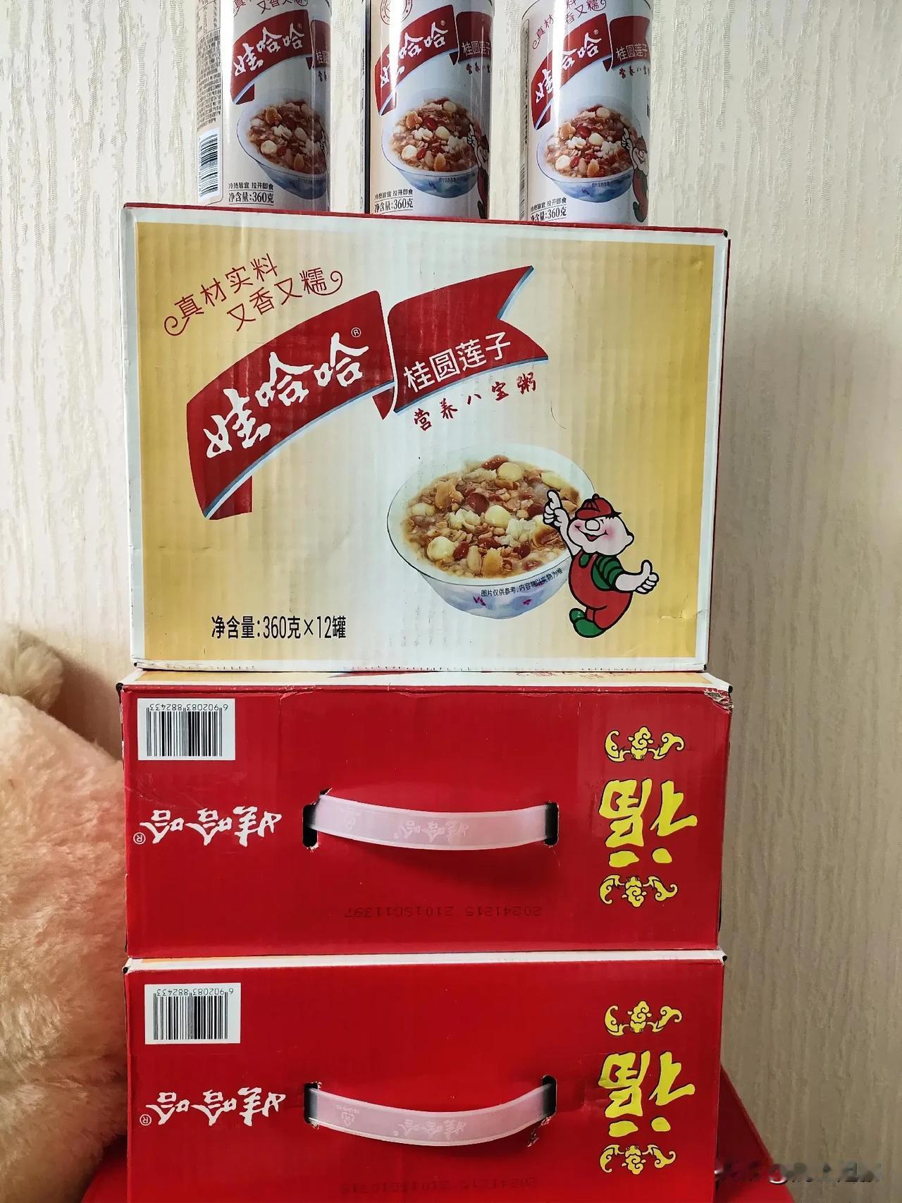 娃哈哈生产的八宝粥是我早晚食的必用品已过了喝娃哈哈AD钙