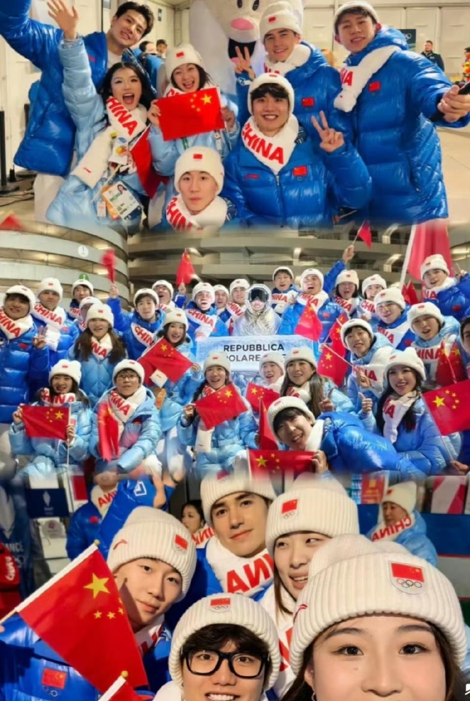 米兰冬奥开幕式中国队蓝羽绒服美翻！轻盈保暖还藏满中式巧思，网友跪求同款米兰
