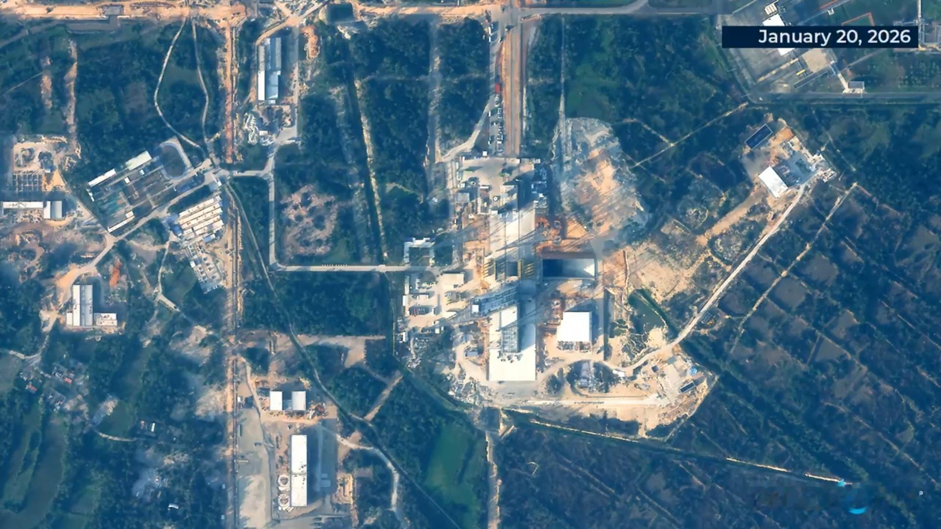 1月20日的长征十号专用发射工位卫星图，美国人盯得很紧啊图二是从24的开始的动