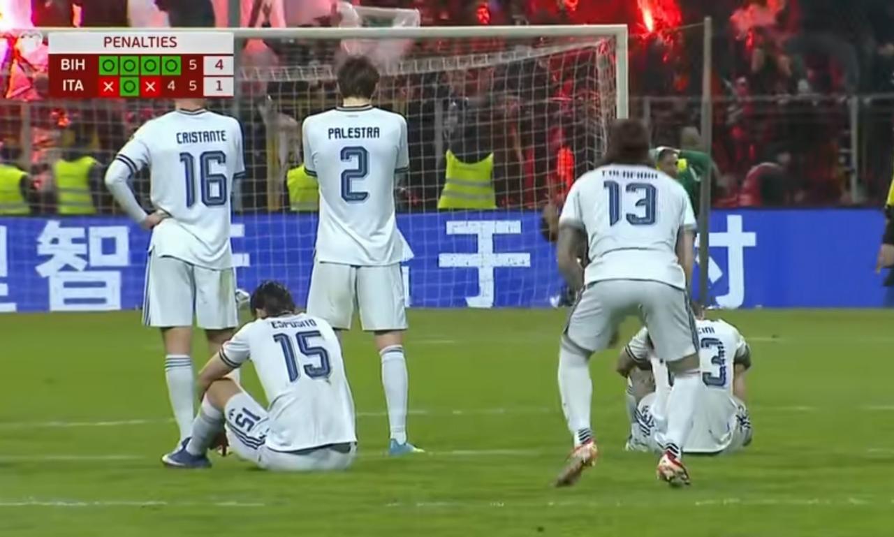 扎心了！意大利世界杯三连跪，魔咒甩不掉！自从里皮执教中国队之后，意大利队就真的再