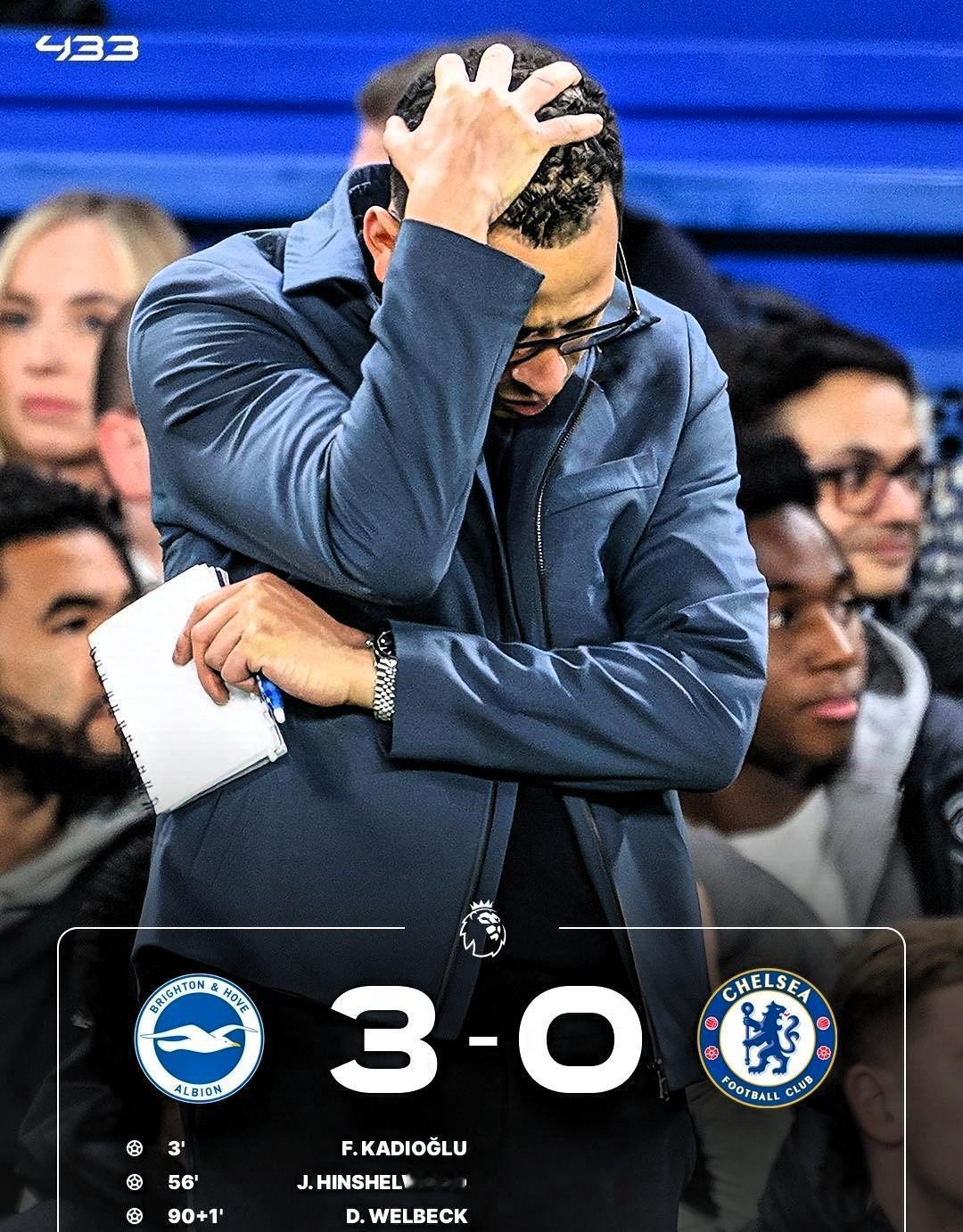 别只骂主帅！切尔西0-3惨败，是资本堆砌下的精神空心化都说切尔西0-3布莱