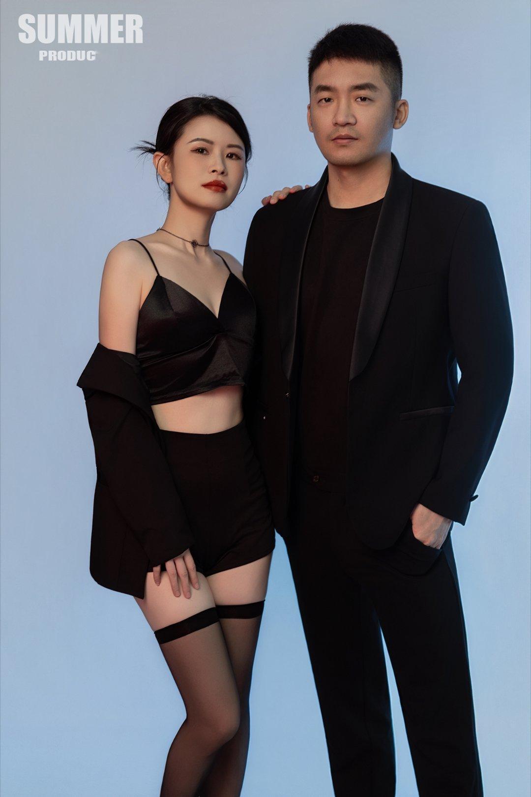 客片分享。夫妻十周年纪念写真🖤婚纱照婚纱照风格客片分享​​​