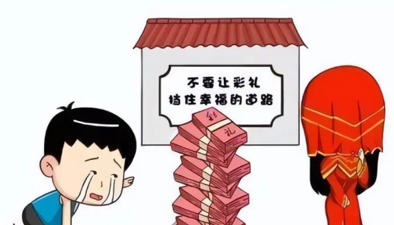 女方索要高额彩礼的理由是女方家养育女儿这么多年的一种经济补偿。女方家有养育女
