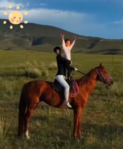 贺主任看似殒命马蹄，实际上是死于捧杀。我们看她今年夏天拍的视频，胆子是有多大