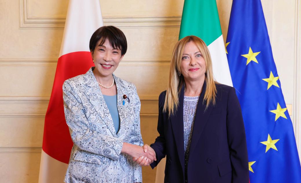 *意大利不表态，日本失望而归。6月15日，高市早苗兴致勃勃奔赴意大利，但梅洛尼就