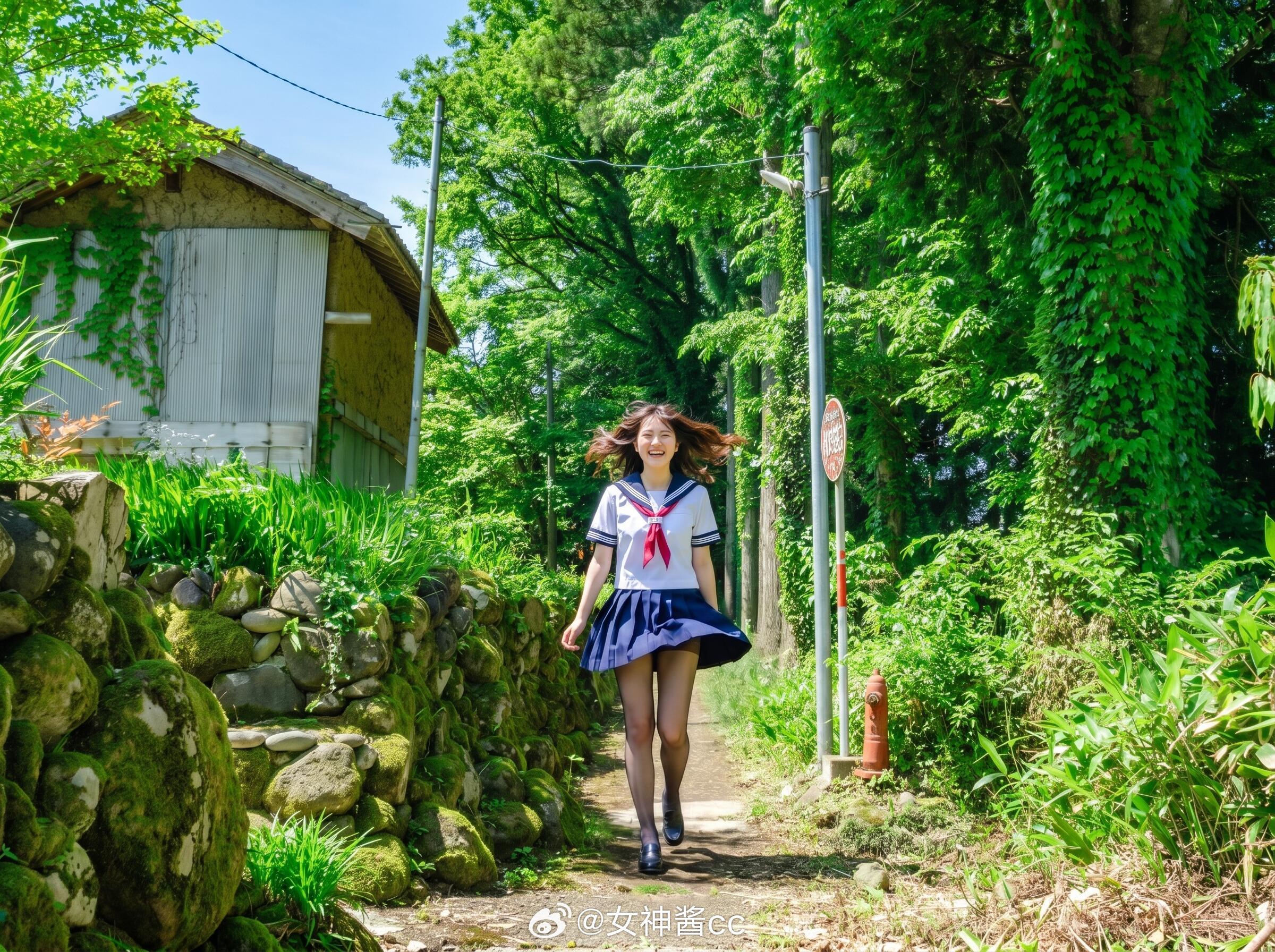 夏天的风，吹来了整个青春“谁能拒绝夏日稻田里的水稻ootd颜值