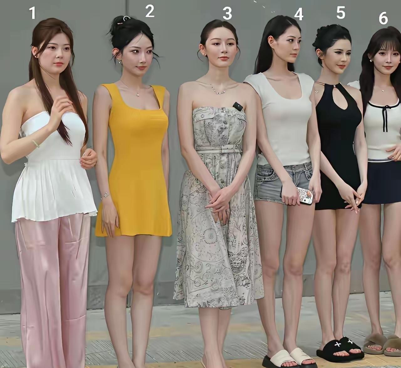 以大家现在的眼光，大家都会选择那一个美女。