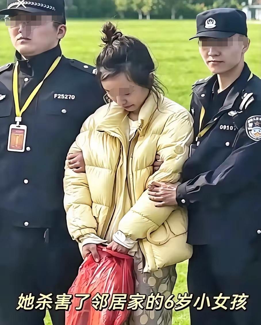 安徽6岁女童被害，嫌疑人被抓照片曝光，才35岁，肤白貌美，有一儿一女，两个孩子都