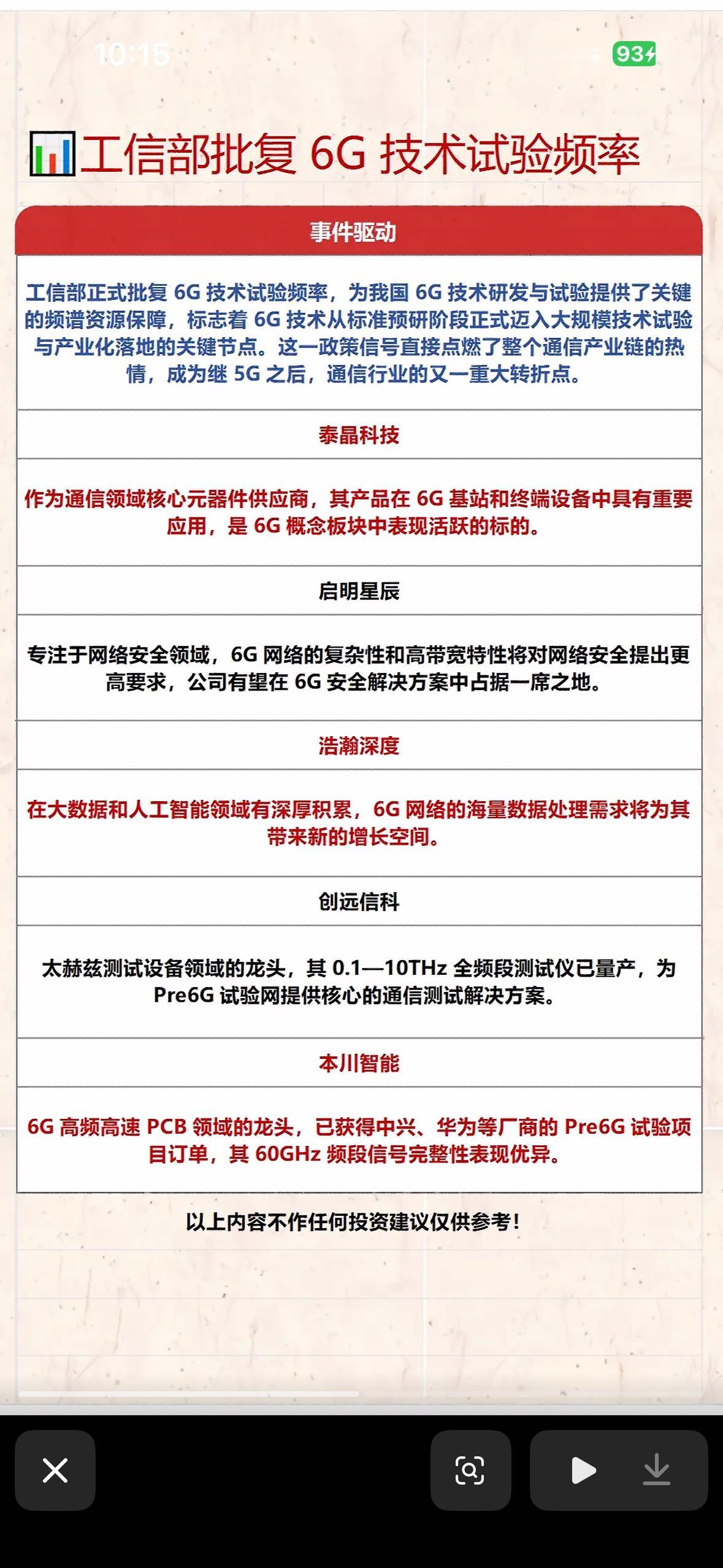工信部批准6G技术试验频率，引领通信行业新变革！工信部批准6G技术试验频率，