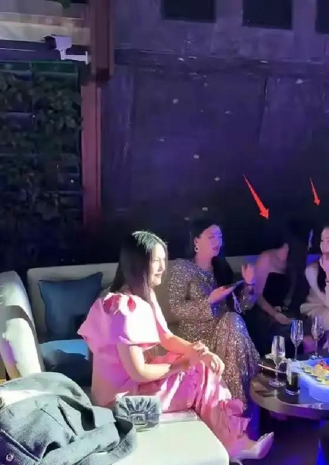 你看得见的，是李湘母女盛装出席。你看不见的，是她们和“气氛组”坐一桌。这从