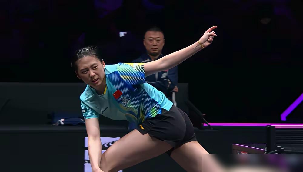 马琳黑脸，1米73陈熠被1米53胖揍！最后她竟没听教练话！你没看错，WTT七