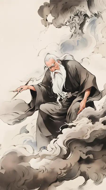 很多人不知道太上老君为什么叫老子，因为他出生的时候就须发皆白。为什么呢？因为玄