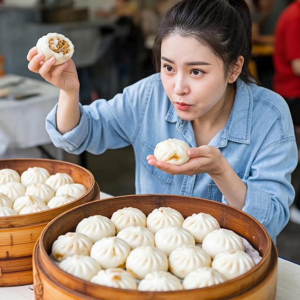 摆摊初体验遇冷闺蜜失业之后尝试摆摊售卖早餐，包子、烧麦都是她亲手所包，本以为东