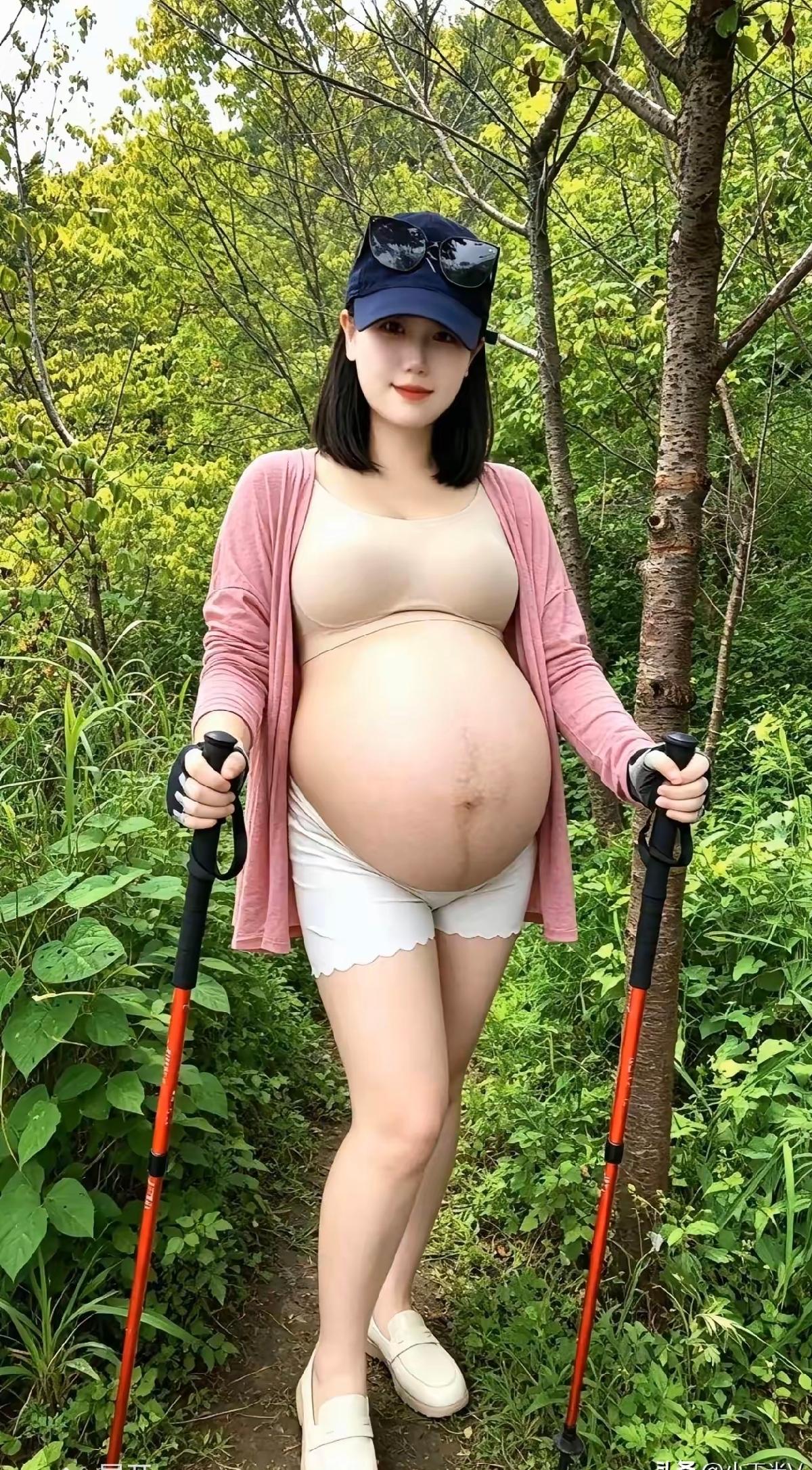 这孩子生出来，以后不得是个运动健将啊